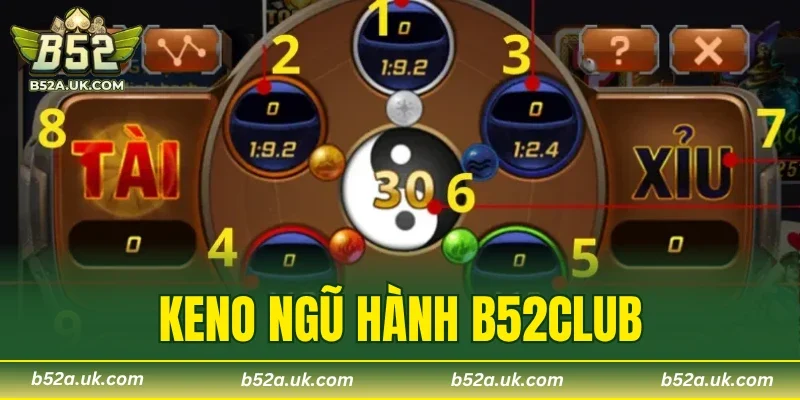 Keno Ngũ Hành B52CLUB